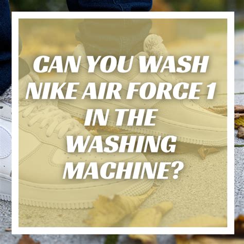 nike air force washing machine wet